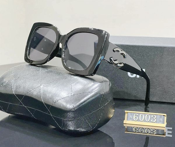 

fashion trendy large frame fashion glasses c letter vintage square sunglasses big leg double beam frame outdoor design sunglasses 6003, White;black