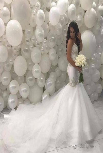 

arabic middle east mermaid wedding dresses 2020 new sweetheart beading lace court train ivory vintage bridal gowns 20719674478, White