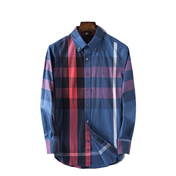 

2021 luxurys designers dress shirt menswear fashion society black men solid color business casual mens long sleeve -3xl#23216k, White;black