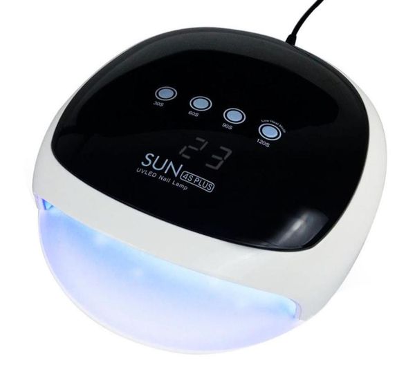 

52w uv led lamp nail dryer potherapy fingernail toenail gel polish curing lamp professional smart manicure pedicure machine4717377