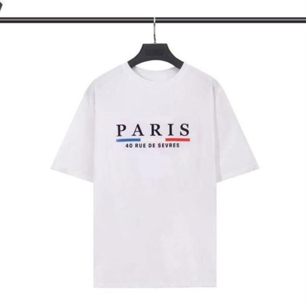 

classic designer t-shirts fashion mens women letters printed tee shirt summer casual tees short sleeved white black high qual225l