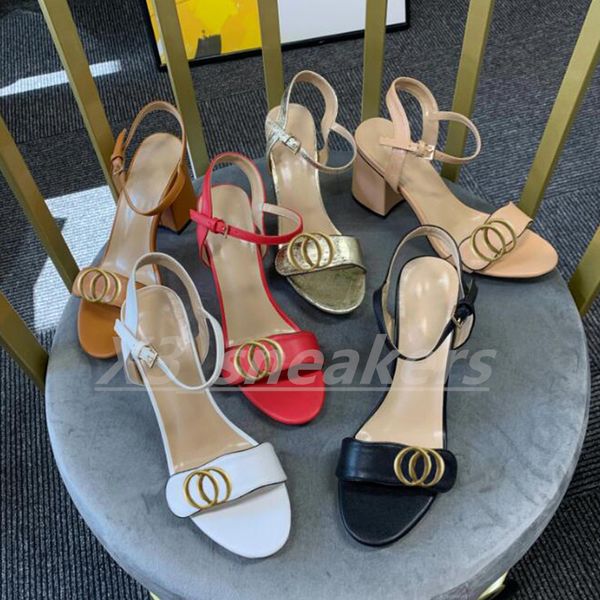 

classic high heeled sandals party 100% leather women dance shoe designer heels 10cm suede lady metal belt buckle thick heel woman shoes larg