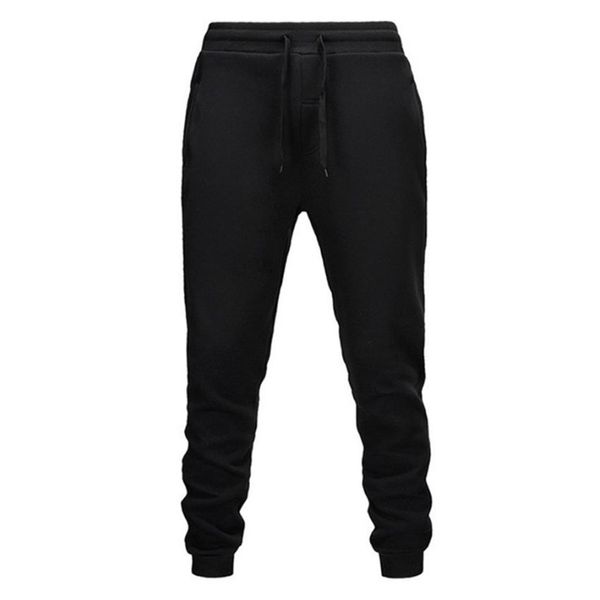 

men's pants casual sweatpants solid fashion high street trousers men joggers quality gray sports288w, Black