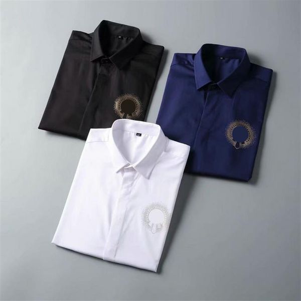 

2021 fashion business short sleeve shirt men's casual multi-color striped checked size -3xl#7hsc01274h, White;black