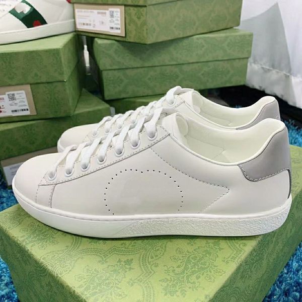

designer casual shoes men women sneakers bee chaussures leather trainers embroidery stripes sneaker size white color walking sports shoe, Red;white