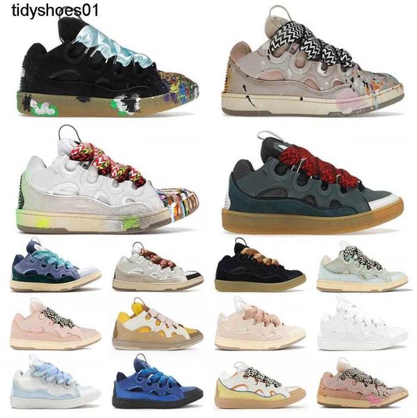 

luxury designer leather curb dept blue grey shoes men lavin sneaker beige yellow black purple light blue gum pink white ivory brown women tr