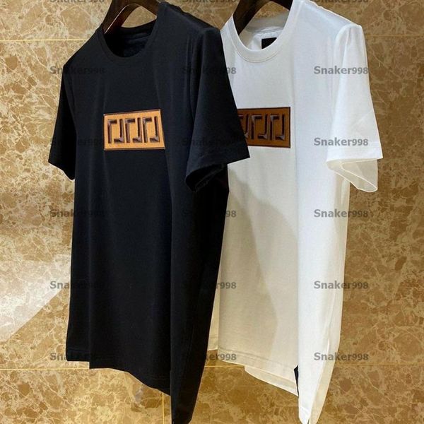 

ss23 mens t shirt designer men womens shirts fashion tshirt with letters official spring summer short sleeve man tee woman clothin210r, White;black