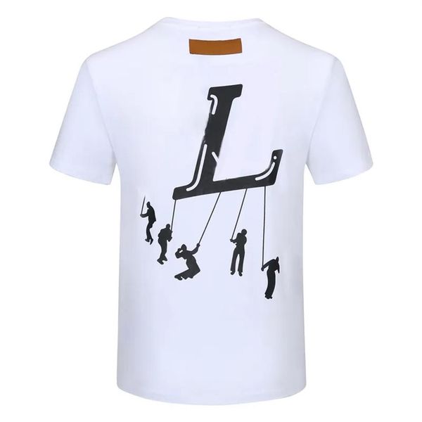 

largesize size m-6xl fashion mens designers t shirts summer t-shirt crane printing letter t shirt hip hop men women s256o, White;black