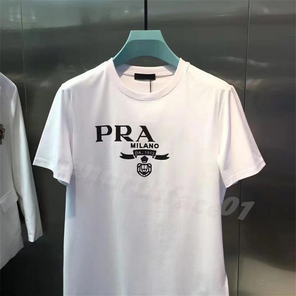 

plus size s-4xl summer mens designer t shirt casual man womens loose tees with letters print short sleeves sell luxury men t s202r, White;black