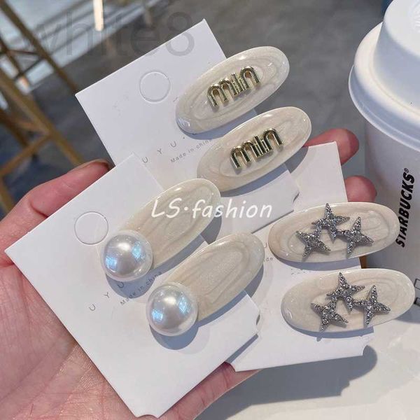 

hair clips & barrettes designer high grade rhinestone star hair clip duck beak alloy drip oil small bangle front broken side wf2v, Golden;silver