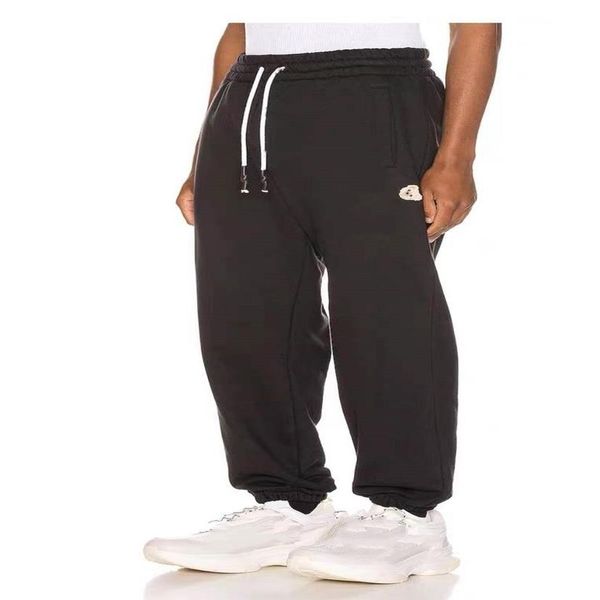 

2022 designer mens womens long pant bear jogger casual sports bear elastic waist drawstring pants men women tracksuits290m, Black