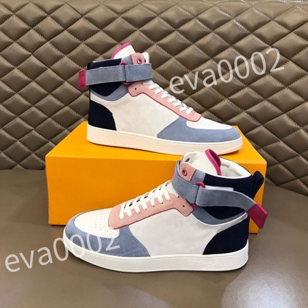 

2023 new designer original men women casual shoes black white blue pink mens fashion leather shoe flats sneakers rd0901