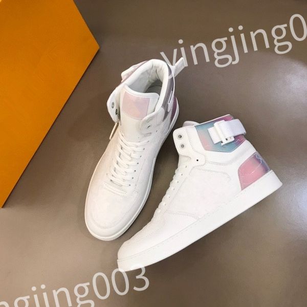 

2023 luxury designer flat sneaker trainer casual shoes canvas leather white letter overlays fashion platform mens womens low sneakers 35-44, Black