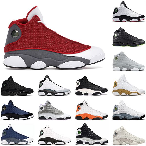 

sports 13s sneakers basketball shoes jumpman 13 for mens red flint starfish gold blue grey solefly playoffs 2023 houndstooth cap and gown so