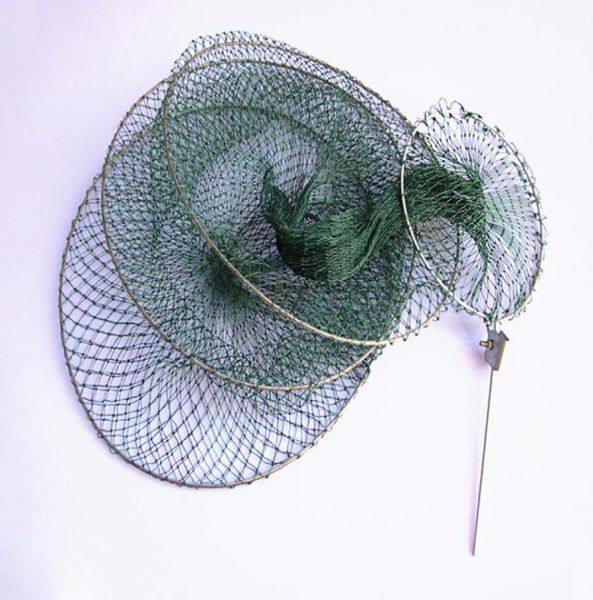 

foldable fish basket lobster crawfish trap hoop net 100x37cm 5pclot7998446