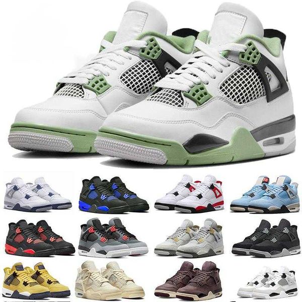 

pine retros green 4 4s mens basketball shoes military black seafoam cat jumpman sneaker university blue red thunder white oreo sports traine