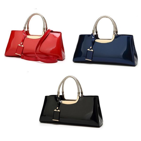 

evening bags fashion light glue lacquer leather handheld one shoulder banquet womens bag 230811