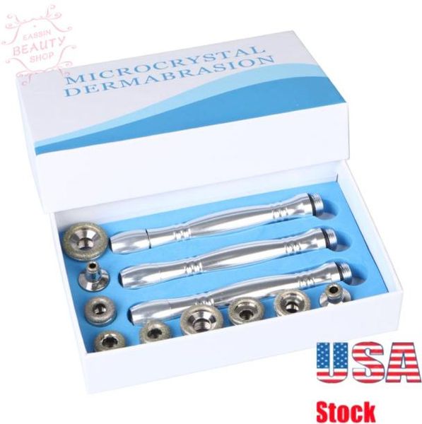 

diamond dermabrasion face care beauty device stainless steel 9 tips 3 wands5949238