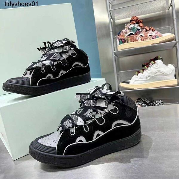 

luxury dress shoes leisure sports shoes fashion brand designer men and women sports shoes bread shoes thick-soled outdoor sports training sh, Black