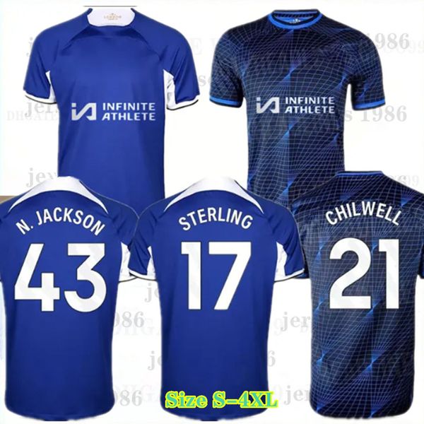 

23 24 cfc nkunku soccer jerseys n.jackson kids kit 2023 2024 enzo 8# pulisic sterling james koulibaly azpilicueta havertz fofana football sh, Black;yellow