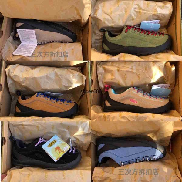 

air keen cohen jasper genuine leather four seasons outdoor leisure camping hiking and mountaineering shoes couple style men's and women, Black