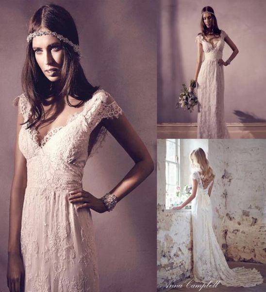 

fashion softly ivory lace applique romantic bridal dress lace cap sleeve aline wedding dress with silk ties back4638526, White