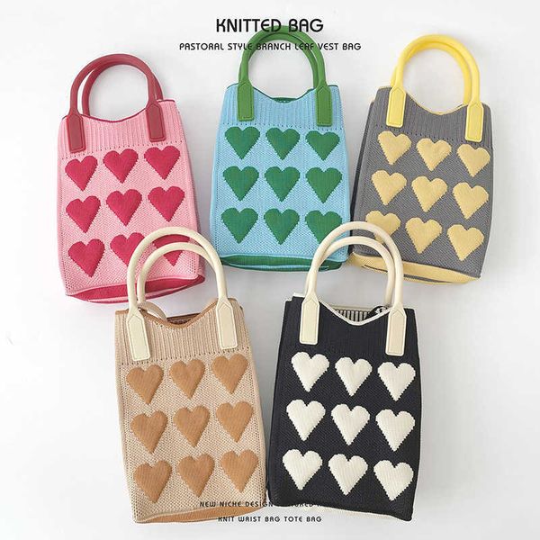 

shoulder bags pink love mini phone bag small design korean version versatile one oblique straddle student change handbag