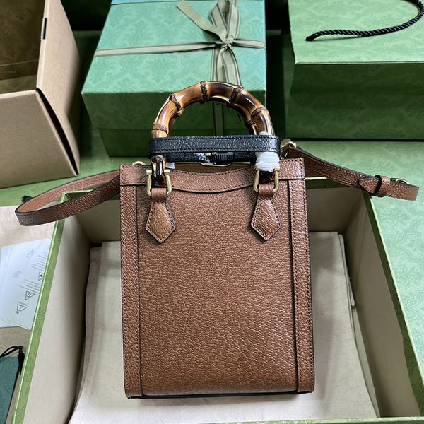 

designer guc11 bamboo handle tote bag genuine leather handbag 15.5cm lady shoulder bag delicate knockoff super_bagss with box g067
