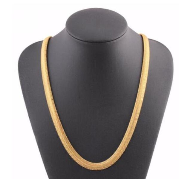 

18k jewelry men solid filled curb link chain punk statement vintage men chain choker necklace shellhard filled figao link c9083666
