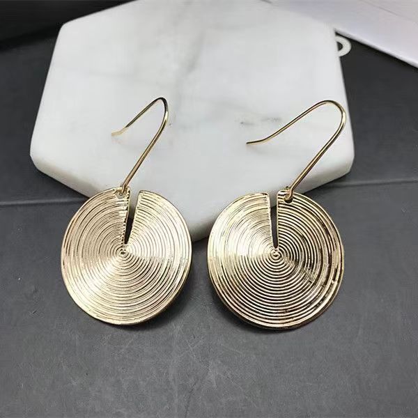 

fashion personality designer gold sliver big earring good hard niche design smooth golden egg oval ball for women girls gifts party cool cou