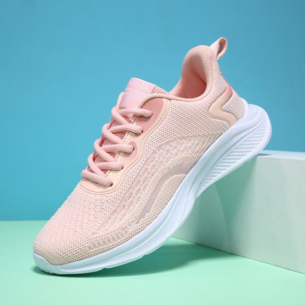 

new product breathable women's running shoes black pink purple mesh fashion lightweight trendy outdoor sports shoes
