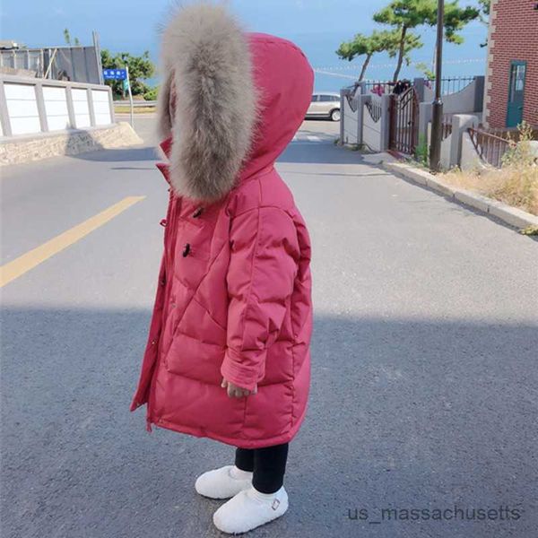 

jackets girls kids down coat jacket overcoat cotton plus thicken winter warm sports children's clothing r230812, Blue;gray
