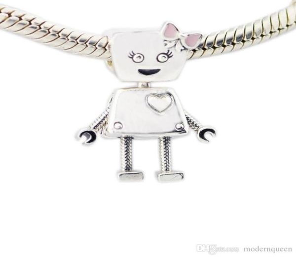 

5 pcslot authentic bella bot charms 925 sterling silver fits style bracelets 797141en160 h93925011, Bronze;silver