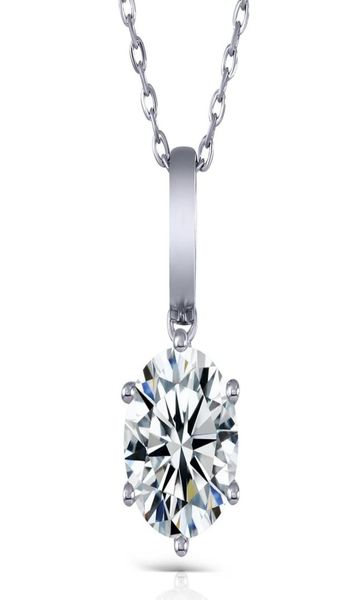 

transgems 18k white gold locket 30 lab grown moissanite diamond solitaire slide pendant solid for women3754576, Silver
