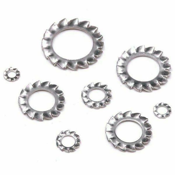 

304 stainless steel external serrated lock washers antiloosening washer m2.5m12 kit drop delivery office school busi dhcqb customization ava