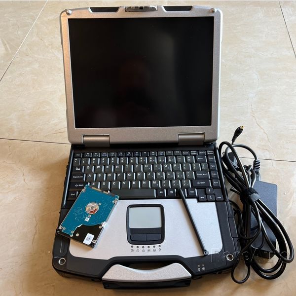 

alldata v10.53 auto repair tool software with lapcar and truck diagnostic computer cf30 touch screen win7 system ready to work