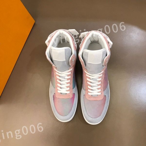 

luxurys fashion designer casual trainers platform for mens womens extra height and refined details engraved sneakers rd0901, Black