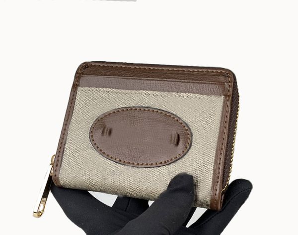 

luxury designer wallets men women ophidia zipper cion purse fashion marmont short card holder high-quality double letter mark mini clutch 54, Red;black