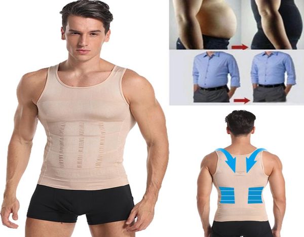 

waist tummy shaper beinshape men039s slimming vest body belly control posture gynecomastia compression shirt underwear traine8566165