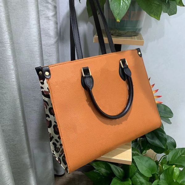 

2022 rs bags handbags purse flower tote bag ladies casual tote leather female big handbag onthego m45039 m44576 aa
