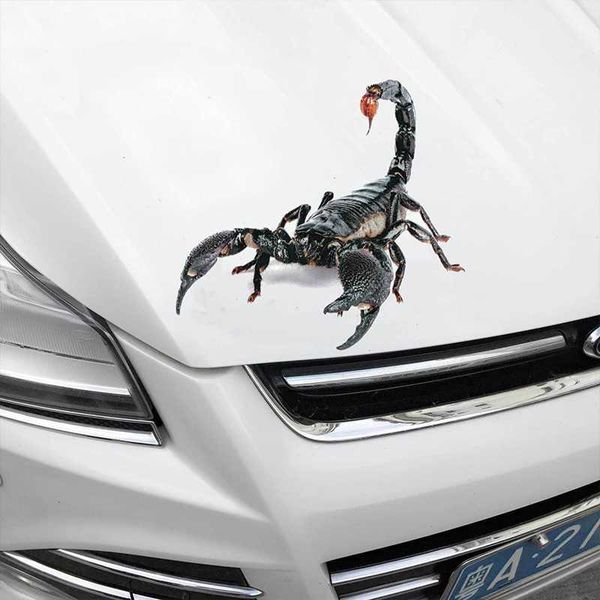 

sticker 3d spider lizard scorpion moto stickers animal pattern vehicle window mirror bumper decal decor car accessories r230812