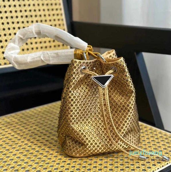 

designer underarm 3 bucket bag shiny diamonds handbags women shoulder bags dinner 55 rhinestone purse triangle sequins totes full water dril