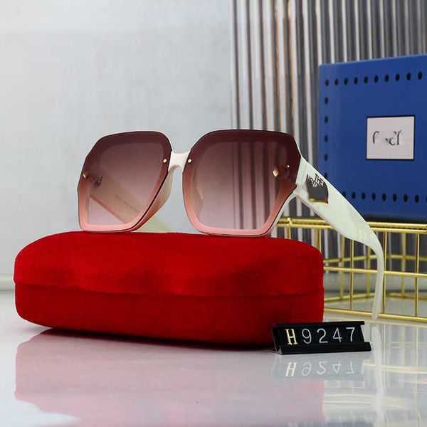 

Fashion carti Designer Cool sunglasses 2023 New Frameless Polygonal Sunglasses Box Women's Advanced Sense