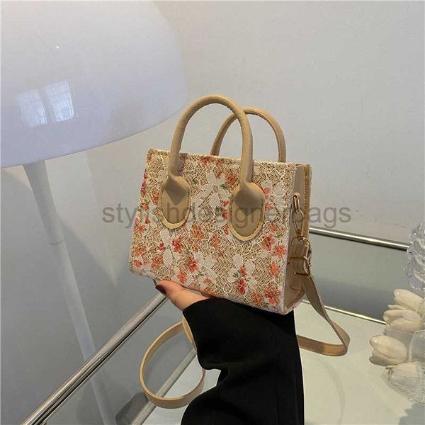 

beach bags korean version textured lace flower bag for women's bag new summer 2022 girls' crossbody bag fashionable portable small