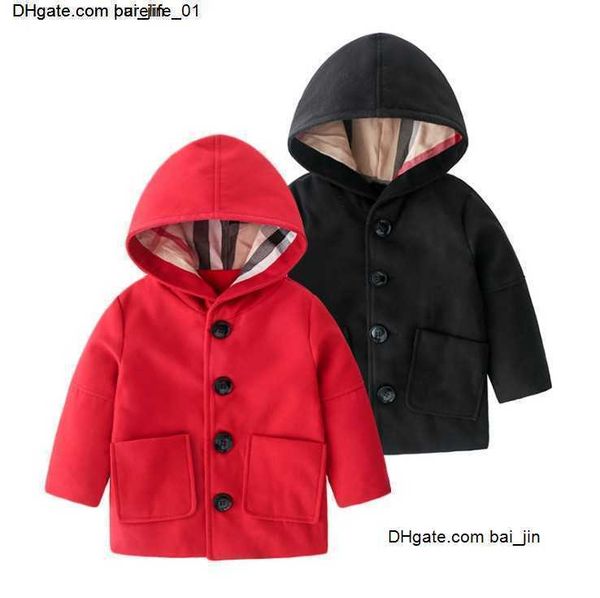 

new spring autumn baby boys girl windbreaker jackets kids hooded coats new fashion children woolen outwear boy jacket girls tench coat, Blue;gray