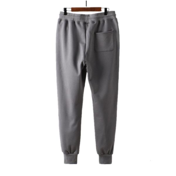 

2021fw men's winter style jogger wei pants fashion brand sports pant same for men plush and thicken trousers 2-color black gr218f