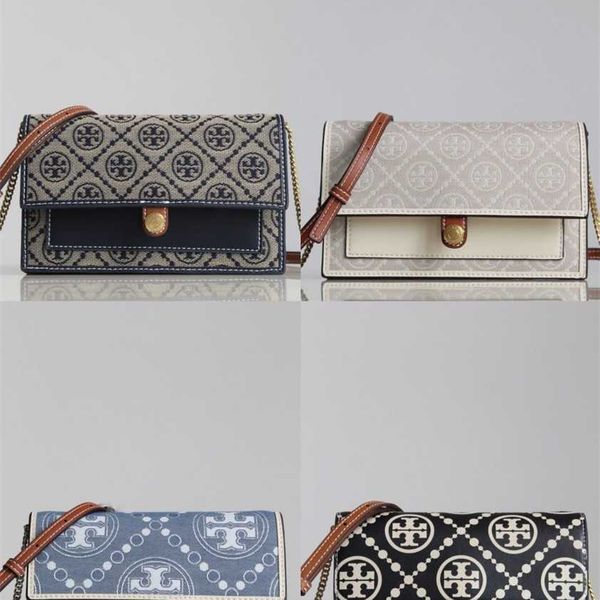

56% off designer bag 2024 early launch new tb old flower organ canvas magnetic chain small square single shoulder crossbody women's