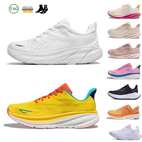 

designer 2023 new hoka bondi 8 running shoes one shoes clifton 9 dhgate sneakers hokas mens trainers womens platform cushion triple black wh
