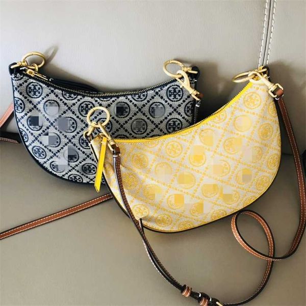 

58% off designer bag 2024 early launch tb old flower new crescent durable one shoulder women's lightweight crossbody simple and versati