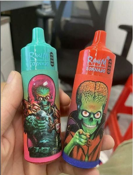 

aaa+ quality original tornado 9000 600mah 17350 battery pod device18ml prefilled mesh coil rgb light kit pk 7000 10000 10k vozol star 6000 d